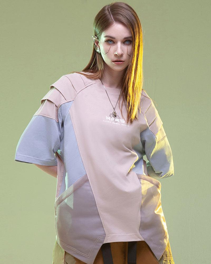 T-Shirt Graphique Mech Futuriste -  coton - T-Shirt Graphique Futuriste Unisexe en Coton Confortable