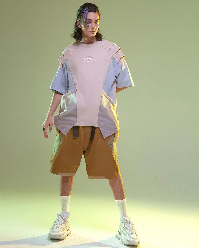 T-Shirt Graphique Mech Futuriste -  design futurisme industriel - T-Shirt Graphique Futuriste Unisexe en Coton Confortable