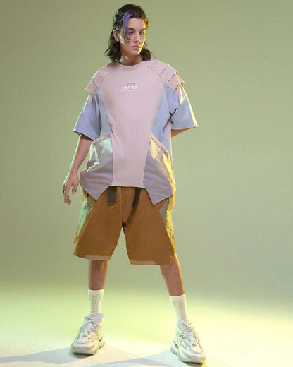 T-Shirt Graphique Mech Futuriste -  design futurisme industriel - T-Shirt Graphique Futuriste Unisexe en Coton Confortable