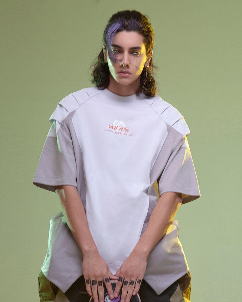 T-Shirt Graphique Mech Futuriste -  mode cyberpunk - T-Shirt Graphique Futuriste Unisexe en Coton Confortable