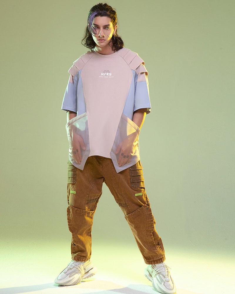 T-Shirt Graphique Mech Futuriste -  mode cyberpunk - T-Shirt Graphique Futuriste Unisexe en Coton Confortable