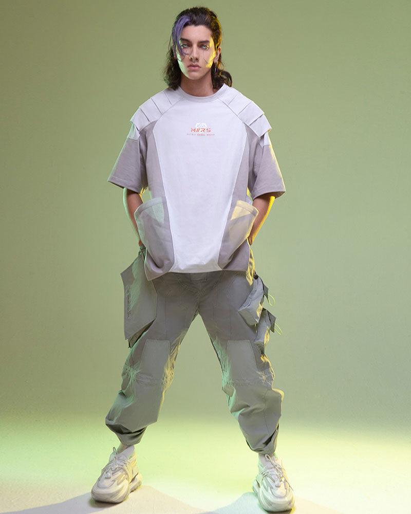 T-Shirt Graphique Mech Futuriste -  style futuriste - T-Shirt Graphique Futuriste Unisexe en Coton Confortable