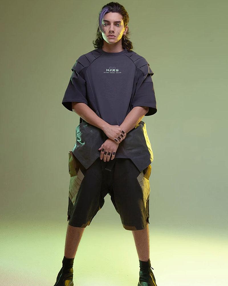 T-Shirt Graphique Mech Futuriste - t-shirt - T-Shirt Graphique Futuriste Unisexe en Coton Confortable