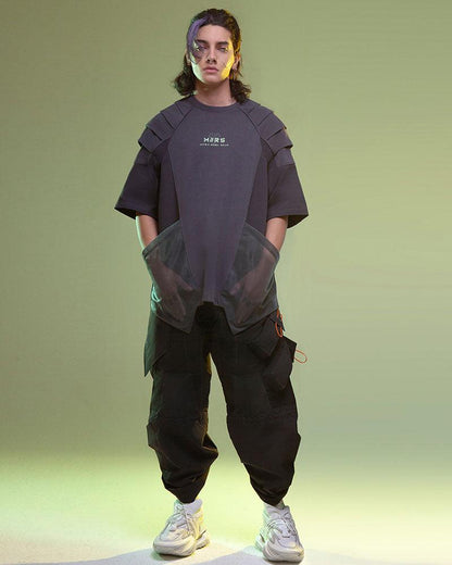 T-Shirt Graphique Mech Futuriste - t-shirt unisexe cyberpunk - T-Shirt Graphique Futuriste Unisexe en Coton Confortable