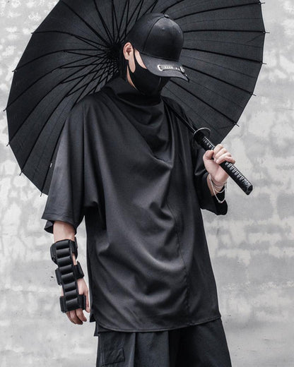 T-shirt Graphique Urbain Stylé avec Chauve-souris - t-shirt - T-shirt Graphique Urbain avec Chauve-souris