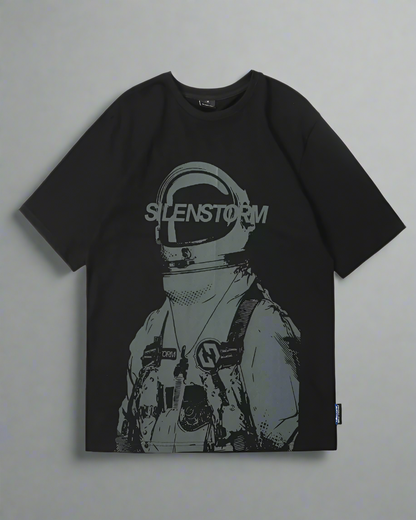 T-shirt Graphique Voyage Galactique - t-shirt - T-shirt Graphique Astronaute Confortable et Élégant