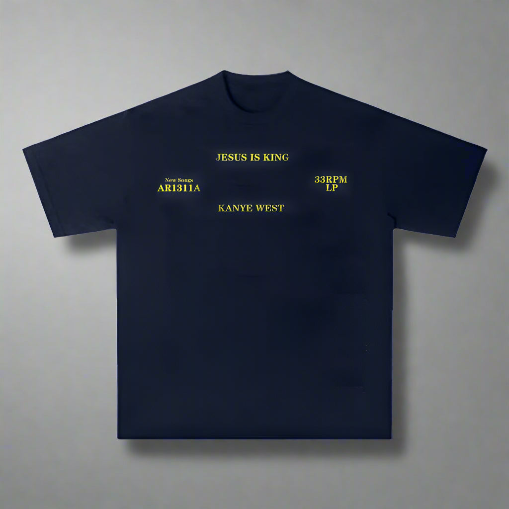 T-shirt Kanye West - mode Y2K - T-shirt Jesus Is King pour les amateurs de musique