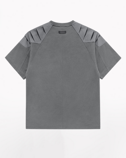 T-shirt Patchwork Urbain Adaptatif -  mode urbain - T-shirt Patchwork Urbain Techwear Confortable