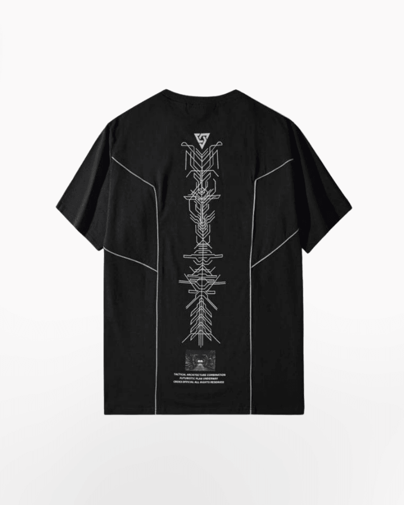 T-shirt Sci-Fi Futuriste Néon -  cyberpunk - T-shirt néon futuriste pour un look Cyberpunk