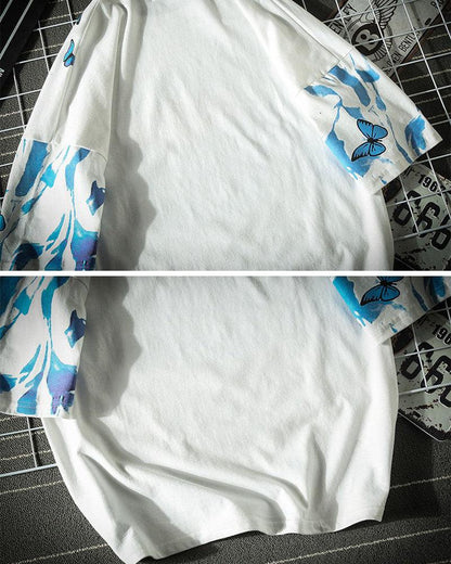 T-shirt Street Style Papillon Audacieux - t-shirt - T-shirt Audacieux Papillon pour un Style Street