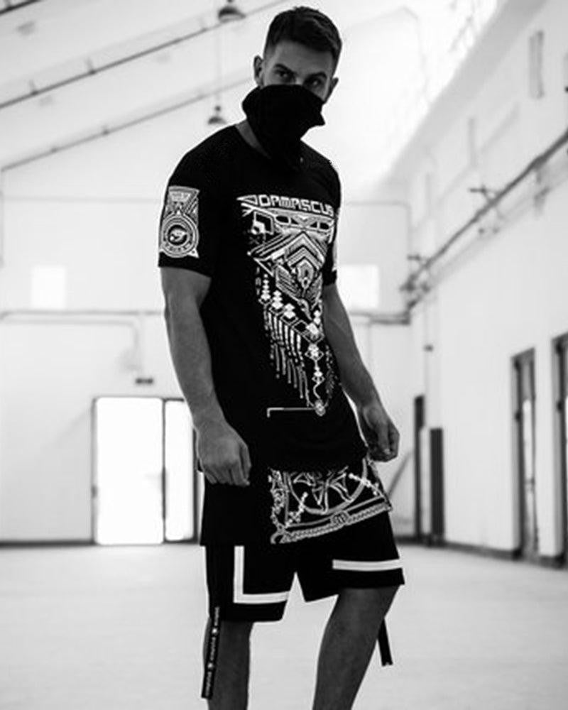 T-Shirt Tech Futuriste Cyberpunk -  cyberpunk - T-Shirt Cyberpunk au Design Futuriste et Confort Optimal