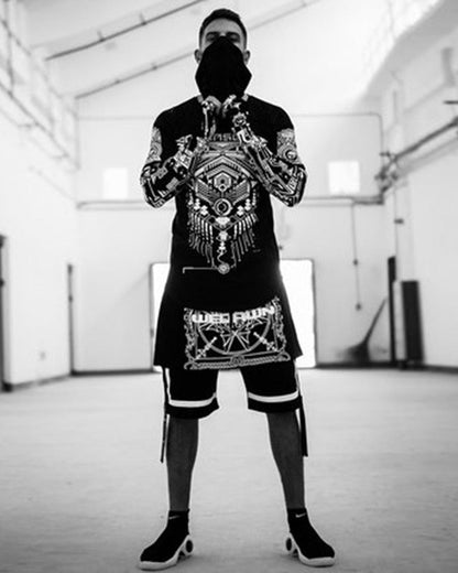 T-Shirt Tech Futuriste Cyberpunk -  style - T-Shirt Cyberpunk au Design Futuriste et Confort Optimal