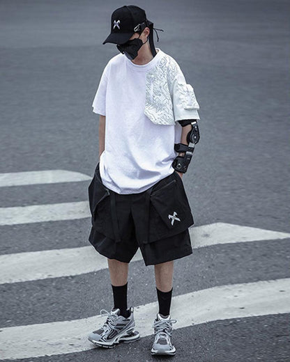 T-shirt Tech Réfléchissant Visionnaire -  vêtements urbains - T-shirt Tech Réfléchissant pour un Style Urbain Moderne