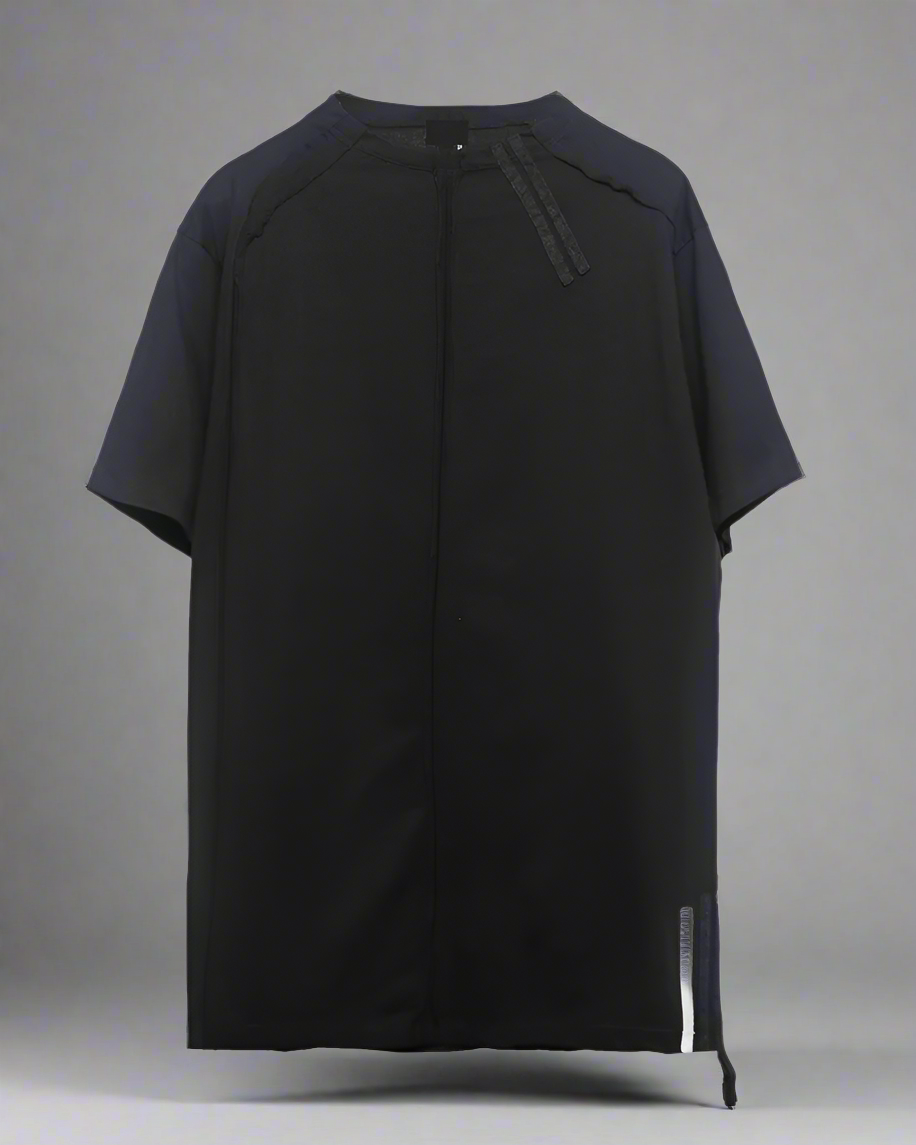 T-Shirt Tech Tee Découpé de Nouvelle Génération -  mode streetwear - T-Shirt Tech Tee Découpé pour un Look Urbain Unique