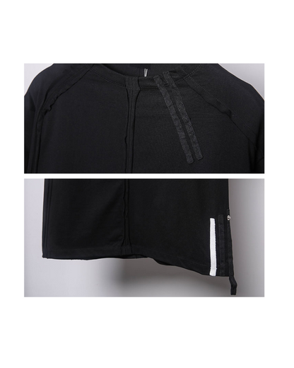 T-Shirt Tech Tee Découpé de Nouvelle Génération -  t-shirt confortable - T-Shirt Tech Tee Découpé pour un Look Urbain Unique