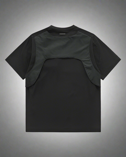 T-shirt Tech Tout-en-Un - t-shirt - T-shirt Techwear noir confortable et durable