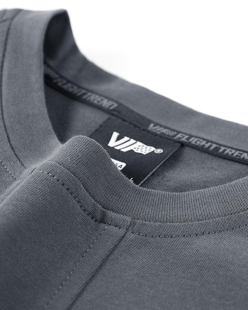 T-shirt Tech Urbain Utilitaire -  style cyberpunk - T-shirt Tech Urbain Utilitaire en Gris Confortable