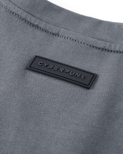 T-shirt Tech Urbain Utilitaire -  techwear - T-shirt Tech Urbain Utilitaire en Gris Confortable