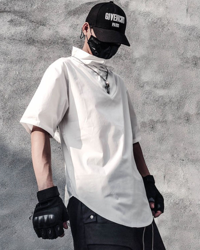 T-shirt Techwear Chaîné Urbain -  chaîne - T-shirt Techwear Chaîné Urbain Confort et Style