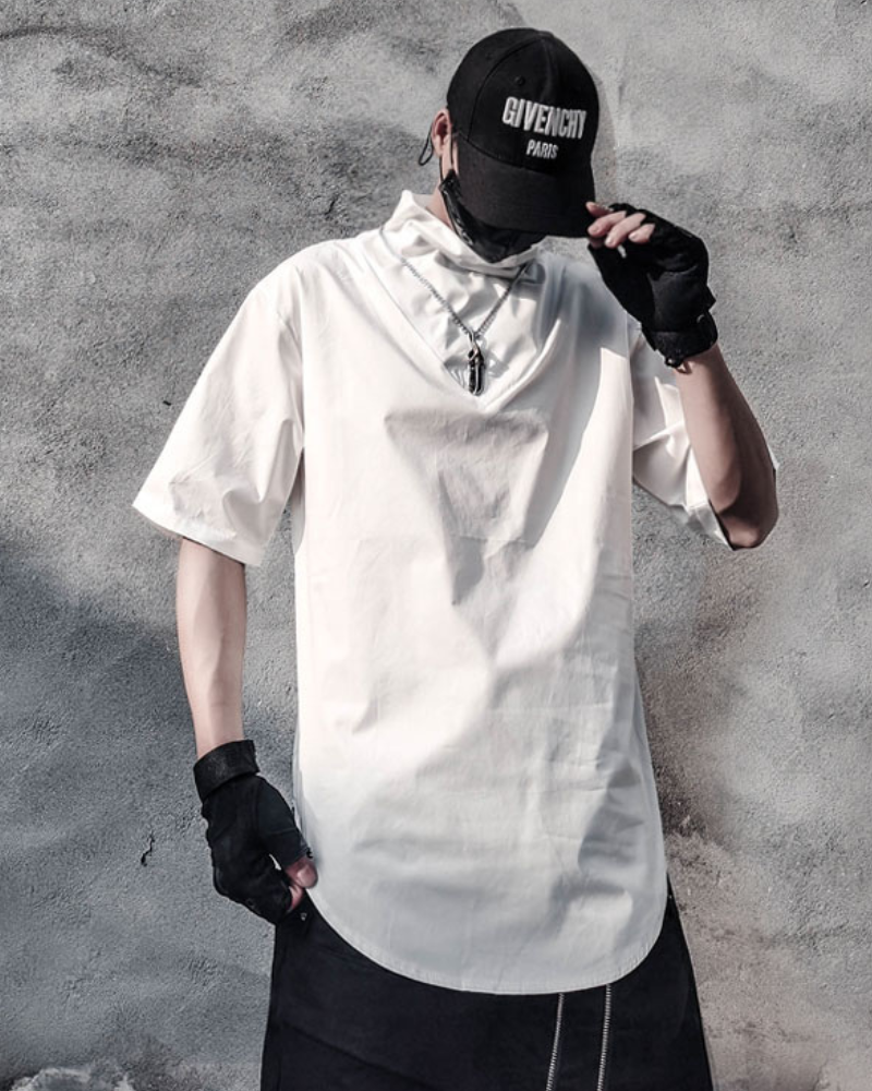 T-shirt Techwear Chaîné Urbain -  look streetwear - T-shirt Techwear Chaîné Urbain Confort et Style