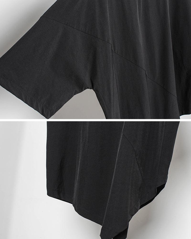 T-shirt Techwear Japonais Urbain -  mode confortable - T-shirt Techwear Japonais pour un Style Urbain