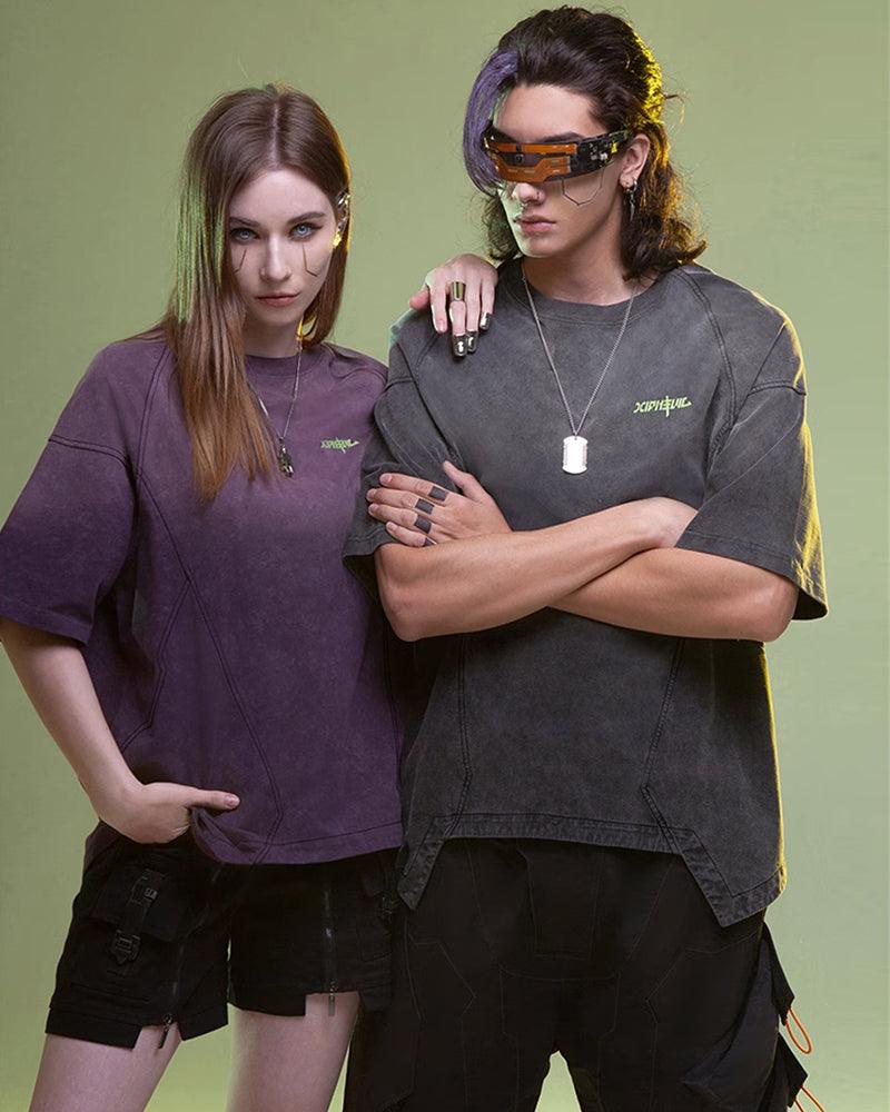 T-shirt Vision Nocturne Néon - style décontracté - T-shirt Vision Nocturne Néon pour un look futuriste