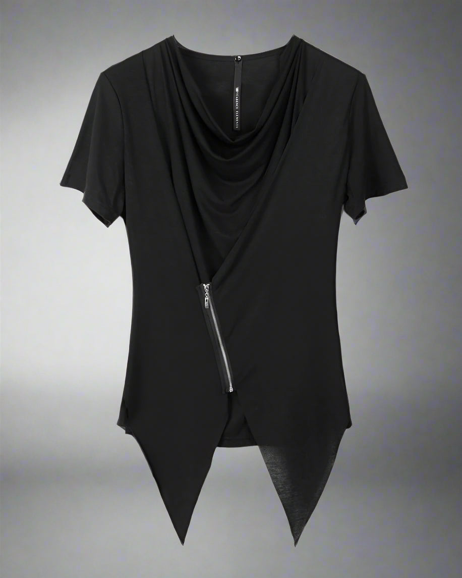 T-shirt Zip Urban Edge - t-shirt - T-shirt Zip Urban Edge au style urbain et confortable