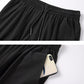 Joggers en Soie Noire Élégants