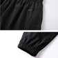 Joggers en Soie Noire Élégants