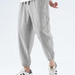 Joggers en Soie Noire Élégants