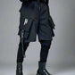 Pantalon Cargo Techwear Faux en Deux Pièces