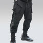 Pantalons Cargo Techwear avec Fermeture Éclair Latérale