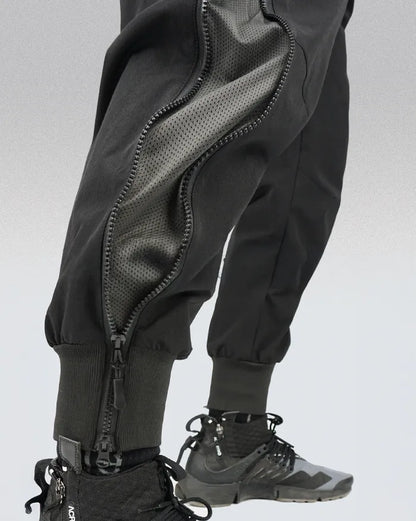Pantalons Cargo Techwear avec Fermeture Éclair Latérale