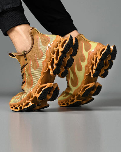 Baskets Futuristes Infusées de Feu