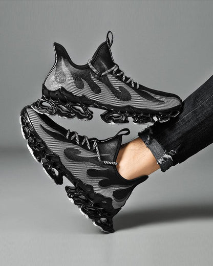 Baskets Futuristes Infusées de Feu