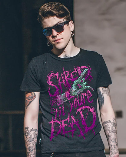 T-shirt de Moto Gothique Rebel Spirit