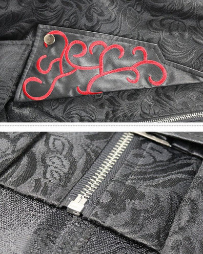 Manteau long gothique unisexe audacieux