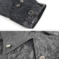 Manteau long gothique unisexe audacieux