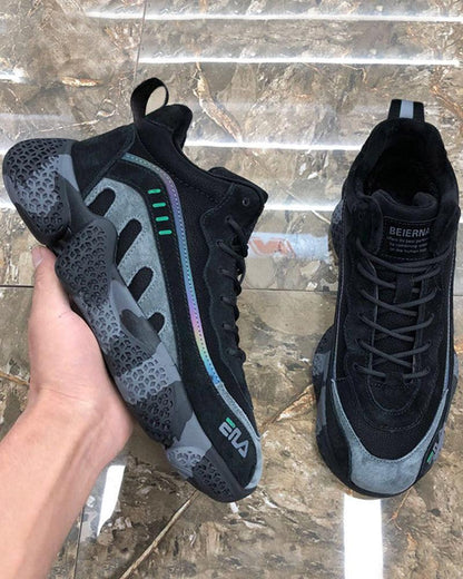 Baskets Chic en Nubuck Tech