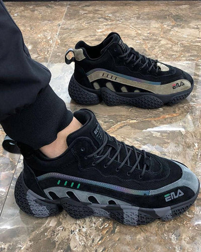 Baskets Chic en Nubuck Tech