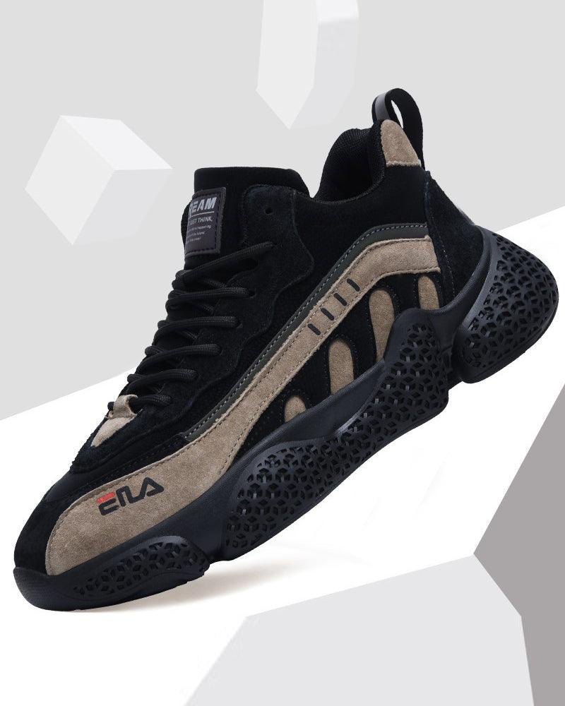 Baskets Chic en Nubuck Tech