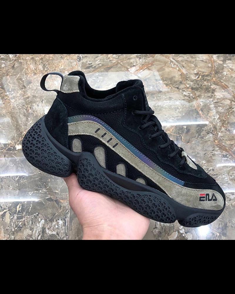 Baskets Chic en Nubuck Tech