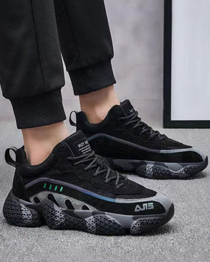 Baskets Chic en Nubuck Tech