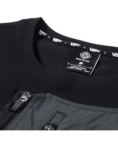 Tee-shirt Poche Intelligent pour Tous -  noir - Tee-shirt Poche Intelligent pour Techwear Urbain