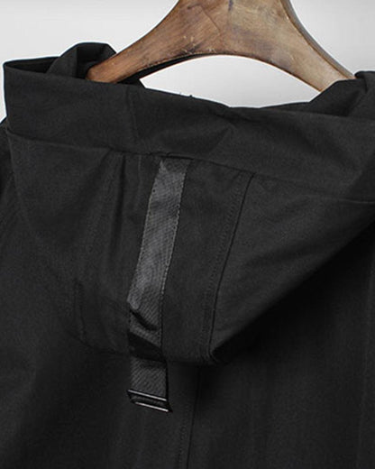 Veste à Capuche avec Détail en Ruban Chic