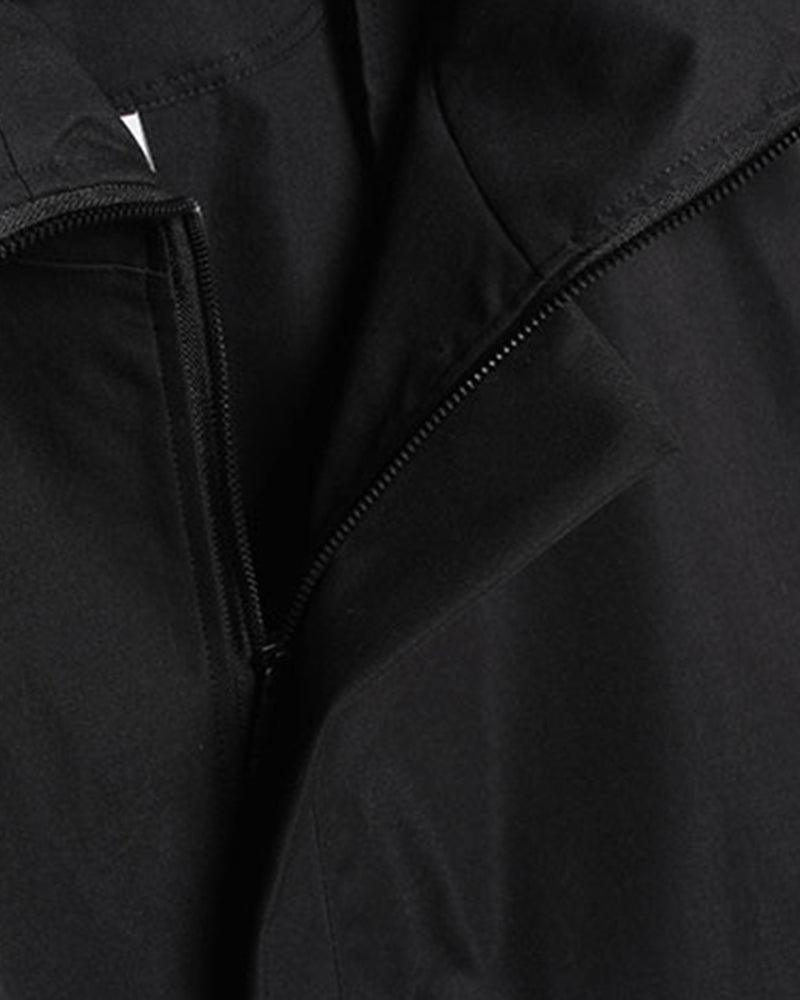 Veste à Capuche avec Détail en Ruban Chic