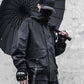 Veste à Capuche avec Détail en Ruban Chic