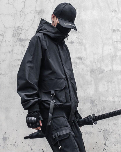 Veste à Capuche avec Détail en Ruban Chic