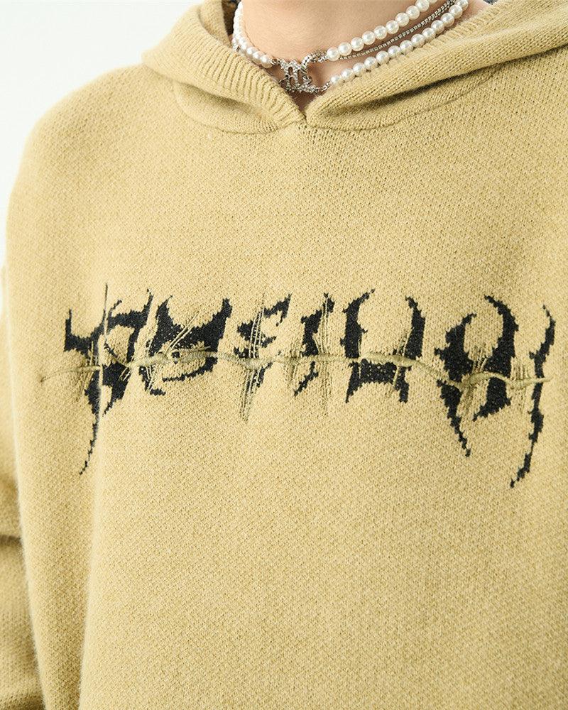 Sweat à capuche crâne urbain audacieux