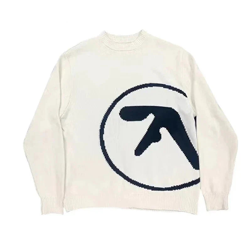 Tricot Crème - style rétro-futuriste - Tricot Crème au style Y2K pour un look rétro